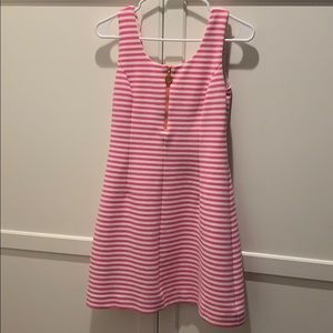 Lilly Pulitzer Pink and White Striped Dress
